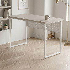 Стол письменный Майк Ferrum-decor 75x120x70 Белый металл ДСП Кашемир 16 мм (FRD-108322)