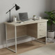 Письменный стол Ferrum-decor Гарри 75x120x70 белый ДСП Дуб Сонома 32мм (FRD-101007) - фото 1