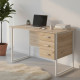 Компьютерный стол Ferrum-decor Гарри 75x120x70 белый ДСП Дуб Сан-Марино 32мм (FRD-101009) - фото 1