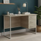 Письменный стол Ferrum-decor Гарри 75x140x70 белый ДСП Дуб Сонома 16мм (FRD-101012) - фото 1