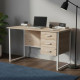 Компьютерный стол Ferrum-decor Гарри 75x140x70 белый ДСП Дуб Сан-Марино 16мм (FRD-101014) - фото 1
