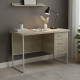 Письмовий стіл Ferrum-decor Гаррі 75x140x70 білий ДСП Дуб Сонома 32мм (FRD-101017) - фото 1
