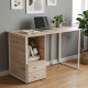 Компьютерный стол Ferrum-decor Отто 75x120x60 белый ДСП Дуб Сан-Марино 16мм (FRD-101024) - фото 1