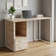Компьютерный стол Ferrum-decor Отто 75x120x60 белый ДСП Дуб Сан-Марино 32мм (FRD-101029) - фото 1