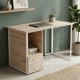 Компьютерный стол Ferrum-decor Отто 75x140x60 белый ДСП Дуб Сан-Марино 16мм (FRD-101034) - фото 1