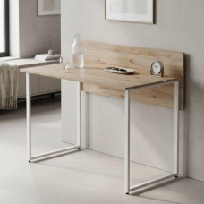 Компьютерный стол Ferrum-decor Скай 75x120x60 белый ДСП Дуб Сан-Марино 16мм (FRD-101074)