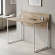 Компьютерный стол Ferrum-decor Скай 75x120x60 белый ДСП Дуб Сан-Марино 16мм (FRD-101074) - фото 1