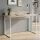 Письменный стол Ferrum-decor Скай 75x140x60 белый ДСП Дуб Сонома 16мм (FRD-101082) - фото 1