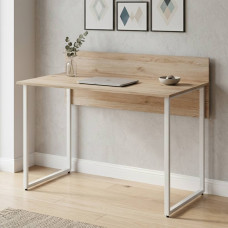 Компьютерный стол Ferrum-decor Скай 75x100x70 белый ДСП Дуб Сан-Марино 16мм (FRD-101094)
