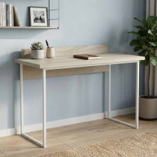 Письменный стол Ferrum-decor Скай 76x140x70 белый ДСП Дуб Сонома 32мм (FRD-101117)