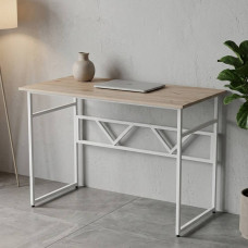 Компьютерный стол Ferrum-decor Раян 75x100x60 белый ДСП Дуб Сан-Марино 16мм (FRD-101124)