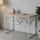 Компьютерный стол Ferrum-decor Раян 75x100x60 белый ДСП Дуб Сан-Марино 16мм (FRD-101124) - фото 1