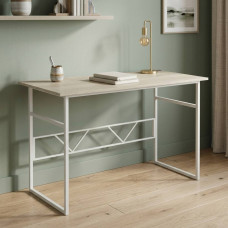Письмовий стіл Ferrum-decor Раян 75x120x60 білий ДСП Дуб Сонома 16мм (FRD-101132)