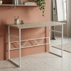 Письменный стол Ferrum-decor Раян 76x120x60 белый ДСП Дуб Сонома 32мм (FRD-101137)