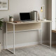Письменный стол Ferrum-decor Коди 75x100x60 белый ДСП Дуб Сонома 16мм (FRD-101182) - фото 1