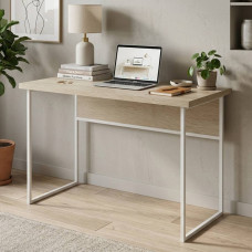 Письменный стол Ferrum-decor Коди 76x140x60 белый ДСП Дуб Сонома 32мм (FRD-101207)