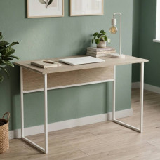 Письмовий стіл Ferrum-decor Коді 75x100x70 білий ДСП Дуб Сонома 16мм (FRD-101212)