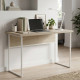 Письменный стол Ferrum-decor Коди 76x120x70 белый ДСП Дуб Сонома 32мм (FRD-101227) - фото 1