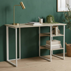 Письменный стол Ferrum-decor Кевин 75x100x60 белый ДСП Дуб Сонома 16мм (FRD-101242)