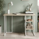 Письменный стол Ferrum-decor Кевин 76x100x60 белый ДСП Дуб Сонома 32мм (FRD-101246) - фото 1