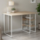Компьютерный стол Ferrum-decor Кевин 75x120x60 белый ДСП Дуб Сан-Марино 32мм (FRD-101257) - фото 1