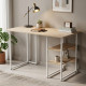 Компьютерный стол Ferrum-decor Кевин 75x140x60 белый ДСП Дуб Сан-Марино 16мм (FRD-101262) - фото 1