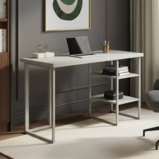 Письмовий стіл Ferrum-decor Кевін 76x100x70 білий ДСП Біле 32мм (FRD-101273)