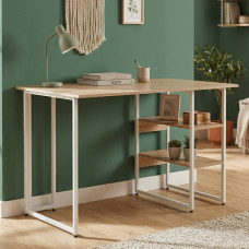Компьютерный стол Ferrum-decor Кевин 75x120x70 белый ДСП Дуб Сан-Марино 32мм (FRD-101285)