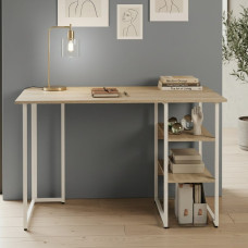 Письменный стол Ferrum-decor Кевин 75x140x70 белый ДСП Дуб Сонома 16мм (FRD-101288)