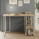Письменный стол Ferrum-decor Кевин 75x140x70 белый ДСП Дуб Сонома 16мм (FRD-101288) - фото 1