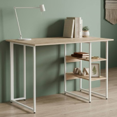 Компьютерный стол Ferrum-decor Кевин 75x140x70 белый ДСП Дуб Сан-Марино 32мм (FRD-101295)