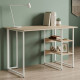 Компьютерный стол Ferrum-decor Кевин 75x140x70 белый ДСП Дуб Сан-Марино 32мм (FRD-101295) - фото 1