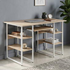 Комп'ютерний стіл Ferrum-decor Тім 75x140x60 білий ДСП Дуб Сан-Марино 32мм (FRD-101369)