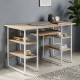 Комп'ютерний стіл Ferrum-decor Тім 75x140x60 білий ДСП Дуб Сан-Марино 32мм (FRD-101369) - фото 1