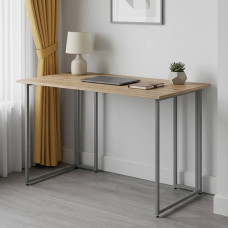Компьютерный стол Ferrum-decor Ханна 75x100x60 серый ДСП Дуб Сан-Марино 32мм (FRD-101399)