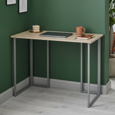 Письмовий стіл Ferrum-decor Ханна 75x140x60 сірий ДСП Дуб Сонома 16мм (FRD-101412)