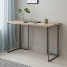 Письмовий стіл Ferrum-decor Ханна 75x140x60 сірий ДСП Дуб Сонома 32мм (FRD-101417)