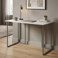 Письменный стол Ferrum-decor Ханна 75x100x70 серый ДСП Белое 16мм (FRD-101421)