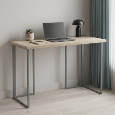 Письменный стол Ferrum-decor Ханна 75x100x70 серый ДСП Дуб Сонома 32мм (FRD-101427)