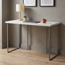 Письмовий стіл Ferrum-decor Ханна 75x140x70 сірий ДСП Біле 32мм (FRD-101446)