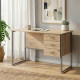 Компьютерный стол Ferrum-decor Гарри 75x120x60 серый ДСП Дуб Сан-Марино 16мм (FRD-101454) - фото 1