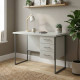 Письмовий стіл Ferrum-decor Гаррі 75x120x60 сірий ДСП Біле 32мм (FRD-101456) - фото 1