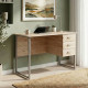 Компьютерный стол Ferrum-decor Гарри 75x140x60 серый ДСП Дуб Сан-Марино 16мм (FRD-101464) - фото 1