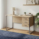 Комп'ютерний стіл Ferrum-decor Гаррі 75x140x60 сірий ДСП Дуб Сан-Марино 32мм (FRD-101469) - фото 1