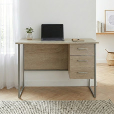 Письменный стол Ferrum-decor Гарри 75x120x70 серый ДСП Дуб Сонома 16мм (FRD-101472)