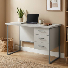 Письменный стол Ferrum-decor Гарри 75x120x70 серый ДСП Белое 32мм (FRD-101476)