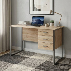 Компьютерный стол Ferrum-decor Гарри 75x120x70 серый ДСП Дуб Сан-Марино 32мм (FRD-101479)