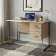 Компьютерный стол Ferrum-decor Гарри 75x120x70 серый ДСП Дуб Сан-Марино 32мм (FRD-101479) - фото 1