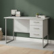 Письмовий стіл Ferrum-decor Гаррі 75x140x70 сірий ДСП Біле 16мм (FRD-101481) - фото 1