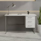Письменный стол Ferrum-decor Гарри 75x140x70 серый ДСП Белое 32мм (FRD-101486) - фото 1